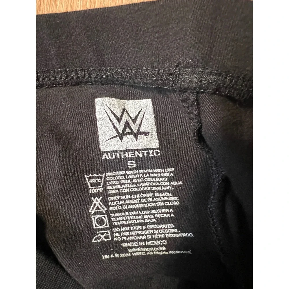 WWE WrestleMania 38 Dallas Texas Black Leggings Womens Size S - Picture 4 of 8